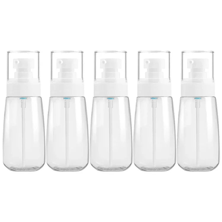 5개입 여행용 플라스틱 병 누수 방지 휴대용 여행 액세서리 소형 병 용기, 60ml, 60ml