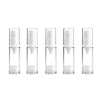 5개 휴대용 에어리스 진공 펌프 병 미세 분무 향수 스프레이 병, 5ml, 5ml