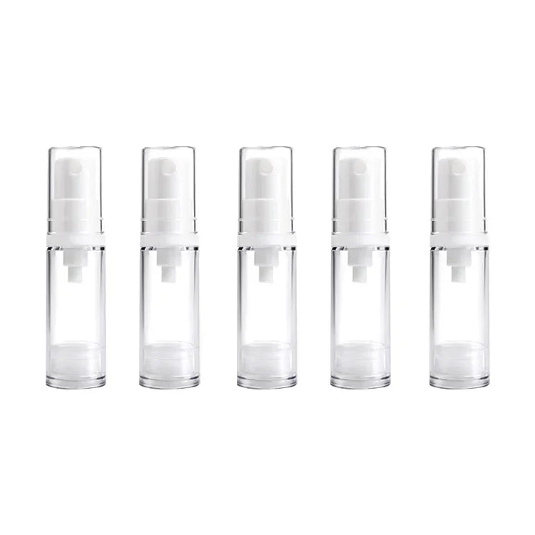 5개 휴대용 에어리스 진공 펌프 병 미세 분무 향수 스프레이 병, 5ml, 5ml
