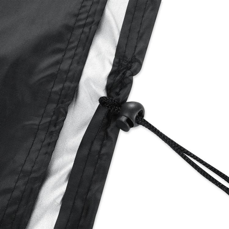 Anti-UV Waterproof Dust-proof 210D Oxford Cloth Folding Table Chairs Protective Cover Outdoor Furniture Set Cover, Size: 213*132*74cm(Black), Size: 213*132*74cm