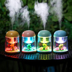 Imycoo WT602 2W 휴대용 미니 마이크로 조경 디자인 USB 충전 아로마테라피 가습기 LED 컬러 라이트, 물탱크 용량: 180ml, DC 5V