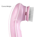 1.2W USB Charging Electronic Cleaning Face Beauty Instrument Pores Nose Blackhead Facial Cleansing Brush, 6 in 1