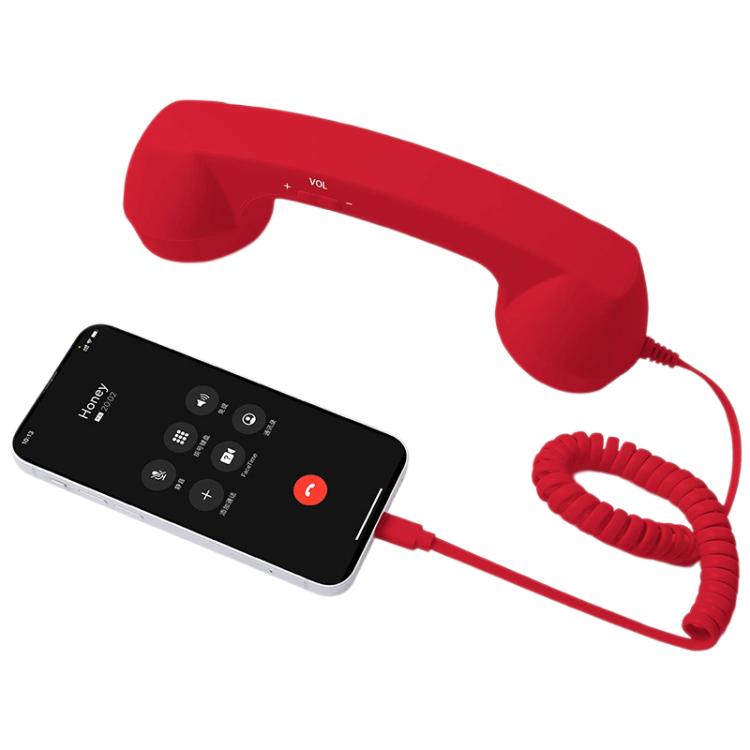 Type-C Plug Mic Retro Telephone Anti-radiation Cell Phone Handset Receiver, Type-C
