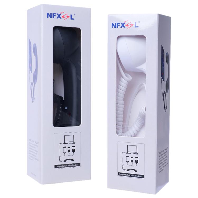 Type-C 플러그 마이크 복고풍 전화 방사선 차단 휴대폰 핸드셋 수신기, Type-C