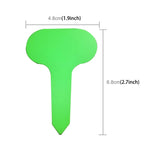 100PCS Floral Label Gardening Label Waterproof small card Insert Label Potted Label,Random Color Delivery, Plant Label 3