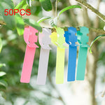 50개 세트 방수 라벨 꽃 식물 라벨 원예 라벨, 무작위 색상 배송, 식물 라벨 2