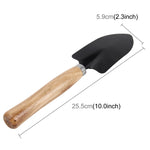 Rake Shovel Digging Trowel 3 in 1  Wooden Handle Metal Head Mini Garden Plant Tool Gardening Tool Garden Flower Tools Garden Tools Combination Set, Plant Tool 3
