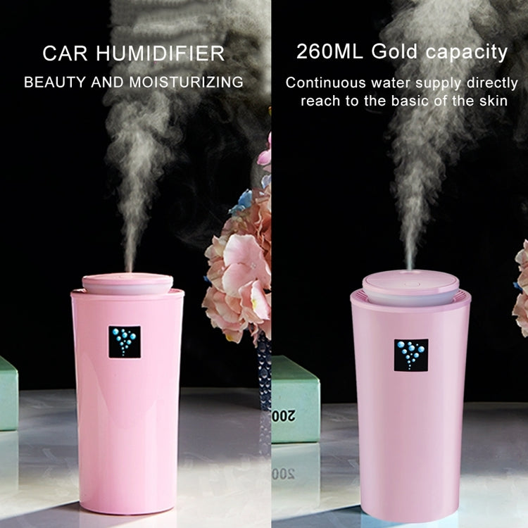 소형-3 2W 가습기 습도계 보습기 LED 야간등 포함, 물탱크 용량: 260ml