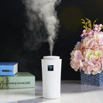 소형-3 2W 가습기 습도계 보습기 LED 야간등 포함, 물탱크 용량: 260ml