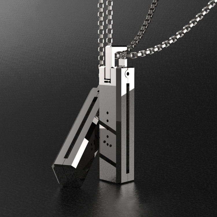 Mijobs Metal Screwless Magnetic Pendant Necklace for Fitbit Flex 2, Host not Included