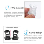 5쌍 내구성 강한 미끄럼 방지 PVC 스토퍼 신발 하이힐 커버 보호대, 사이즈: M, 랜덤 색상 배송, 사이즈: M