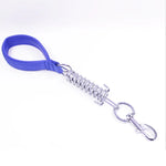 중대형견용 쿠션 견인 줄 스프링 폼 손잡이 방폭 단축 체인, 사이즈: 3mm*40cm, 폼 너비: 2cm, 사이즈: 3mm*40cm, 폼 너비: 2cm
