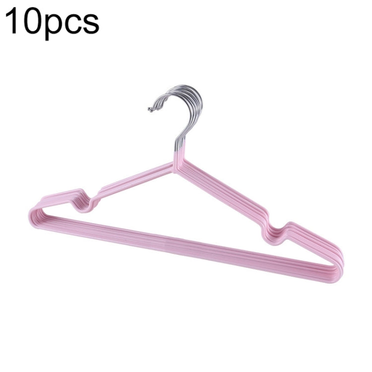 10개 가정용 스테인리스 스틸 PVC 코팅 미끄럼 방지 자국 없는 빨래 건조대