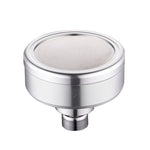 분리형 세척 가능 우주 알루미늄 도금 원형 압력식 상단 분사 샤워기 헤드, 크기: 82mm, 패턴 A