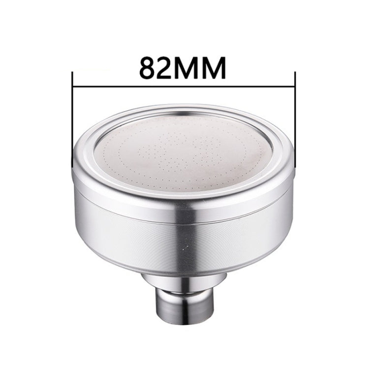 분리형 세척 가능 우주 알루미늄 도금 원형 압력식 상단 분사 샤워기 헤드, 크기: 82mm, 패턴 A