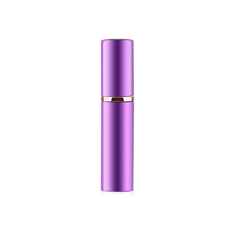 휴대용 미니 리필 가능한 유리 향수 미세 미스트 아토마이저 금속 외관, 5ml