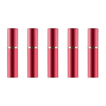 휴대용 미니 리필 가능한 유리 향수 미세 미스트 아토마이저 금속 외관, 5ml