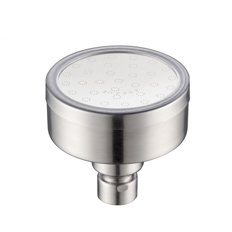 분리형 세척 가능 304 스테인리스 원형 압력식 상단 분사 샤워기 헤드, 크기: 80mm, 패턴 C