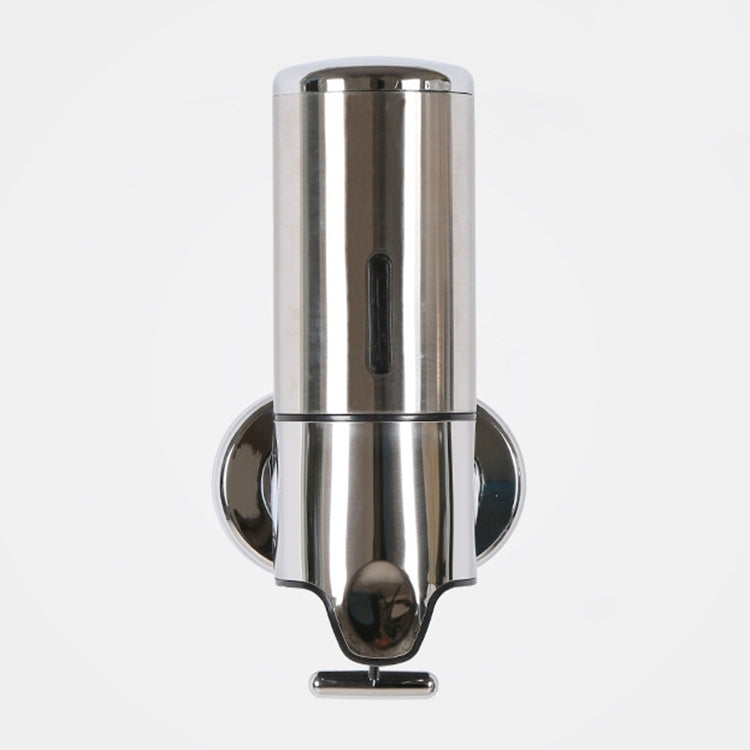 호텔 샤워 수동 디스펜서 벽걸이 세제 샴푸 비누 용기, 용량: 500ml, 500ml/스테인리스 스틸