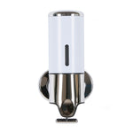 Hotel Shower Manual Dispenser Wall Mounted Washing Liquid Shampoo Soap Bottle, Capacity: 500ml, 500ml/Dark Red, 500ml/Green, 500ml/Gold, 500ml/Blue, 500ml/Purple, 500ml/Silver, 500ml/White