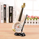 Multi-functional Originality Violin Electronics Pointer Alarm Clock with Pen Holder
