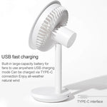 오리지널 샤오미 유핀 SOLOVE USB 충전 데스크탑 전기 선풍기 기숙사 사무실 미니 선풍기, 3단 속도 조절, SOLOVE