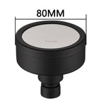 분리형 세척 가능 304 스테인리스 스틸 원형 압력식 상단 분사 샤워기 헤드, 크기: 80mm, 패턴 G