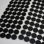 1000개 20mm 원형 나일론 접착식 후크 앤 루프 패스너, 20mm (검정), 20mm (흰색)