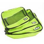 3 PCS / Sets Multi-function Football Texture 210D Polyester Waterproof Travel Clothes Underwear Storage Bag