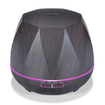 Peach Shape Wood Grain Remote Control Ultrasonic Humidifier Aromatherapy Machine Automatic Alcohol Sprayer with LED Lights, Capacity: 400mL, AU Plug (Light Wood Color), Diamond Dark Wood Color, Diamond Light Wood Color, Peach Shape Dark Wood Color     ...