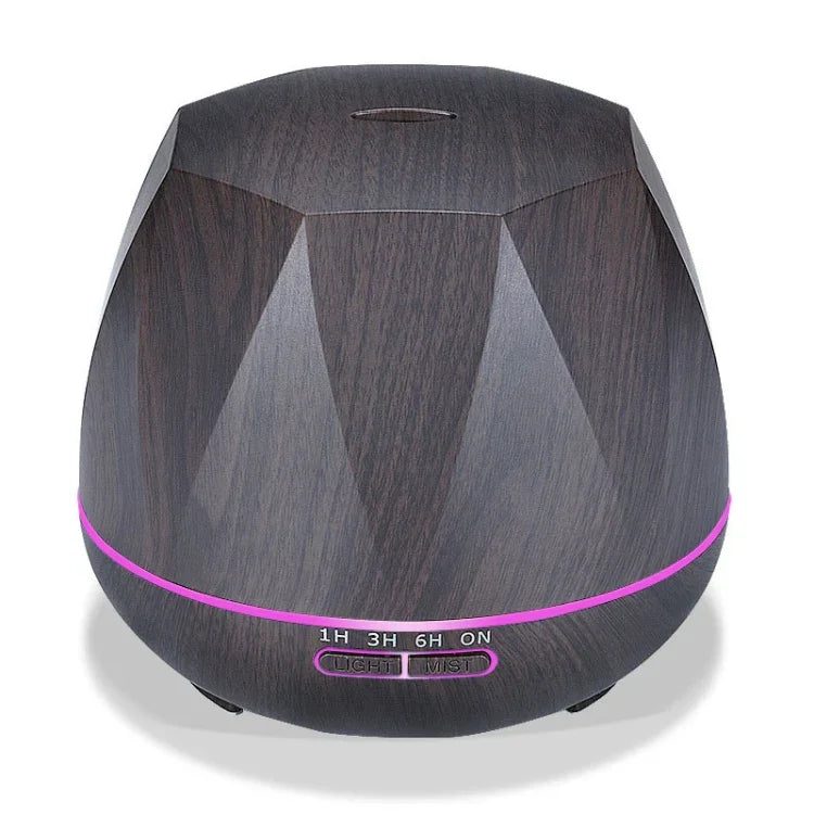 Peach Shape Wood Grain Remote Control Ultrasonic Humidifier Aromatherapy Machine Automatic Alcohol Sprayer with LED Lights, Capacity: 400mL, AU Plug (Light Wood Color), Diamond Dark Wood Color, Diamond Light Wood Color, Peach Shape Dark Wood Color     ...