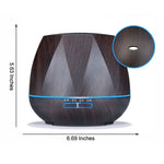 Peach Shape Wood Grain Remote Control Ultrasonic Humidifier Aromatherapy Machine Automatic Alcohol Sprayer with LED Lights, Capacity: 400mL, AU Plug (Light Wood Color), Diamond Dark Wood Color, Diamond Light Wood Color, Peach Shape Dark Wood Color     ...