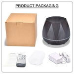 Peach Shape Wood Grain Remote Control Ultrasonic Humidifier Aromatherapy Machine Automatic Alcohol Sprayer with LED Lights, Capacity: 400mL, AU Plug (Light Wood Color), Diamond Dark Wood Color, Diamond Light Wood Color, Peach Shape Dark Wood Color     ...