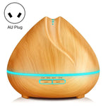 Peach Shape Wood Grain Remote Control Ultrasonic Humidifier Aromatherapy Machine Automatic Alcohol Sprayer with LED Lights, Capacity: 400mL, AU Plug (Light Wood Color), Diamond Dark Wood Color, Diamond Light Wood Color, Peach Shape Dark Wood Color     ...