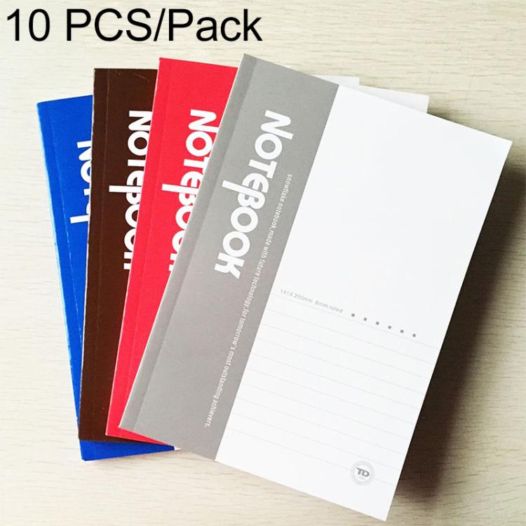 10개 30페이지 A5 소프트 커버 다이어리 노트, 사무용품, 랜덤 색상 배송, 30페이지