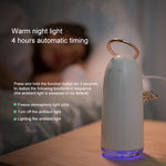 TSHM0 미니 엔젤 가습기 컬러풀 야간등 포함, 물탱크 용량: 230mL