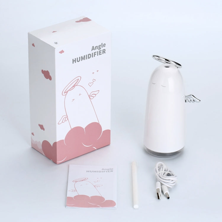 TSHM0 미니 엔젤 가습기 컬러풀 야간등 포함, 물탱크 용량: 230mL