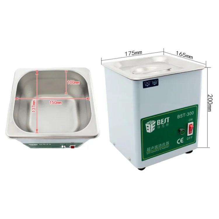BEST 1.8L 실용 휴대용 초음파 세척기 (전압 220V), BEST 1.8L