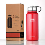 610ml 야외용 진공 스테인리스 스틸 보온 컵 휴대용 대용량 스포츠 병, 610ml