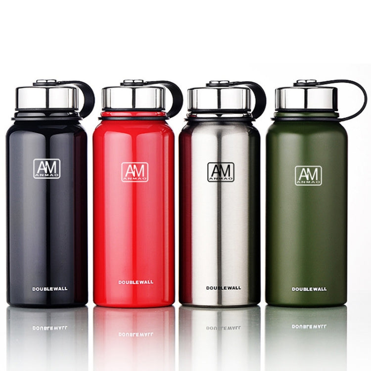 610ml 야외용 진공 스테인리스 스틸 보온 컵 휴대용 대용량 스포츠 병, 610ml