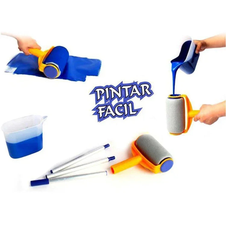 Pintar Facil 페인트 러너 다기능 롤러 페인트 브러시 세트, 페인트 브러시 세트