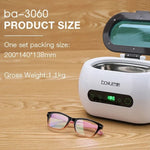 baku BA-3060 220V 가정용 안경 보석 세척 도구 초음파 세척기, EU 플러그, EU 플러그