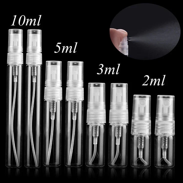 50개입 향수 병 스프레이 병 향수 병 빈 병, 용량:5ML (투명), 5ML (투명)