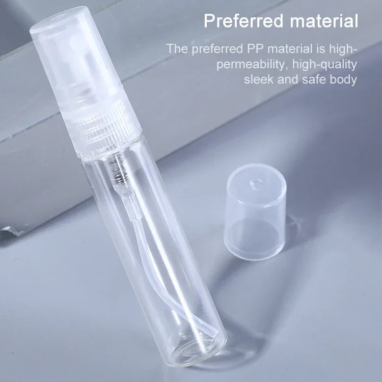 50개입 향수 병 스프레이 병 향수 병 빈 병, 용량:5ML (투명), 5ML (투명)