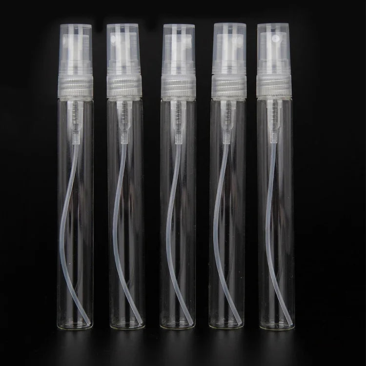 50개입 향수 병 스프레이 병 향수 병 빈 병, 용량:10ML (투명), 10ML (투명)