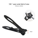 네일 아트 도구 손톱깎이 스테인리스 스틸 네일 니퍼, 크기: S, 6.9 x 1.3cm, 크기: 6.9 x 1.3cm (블랙)