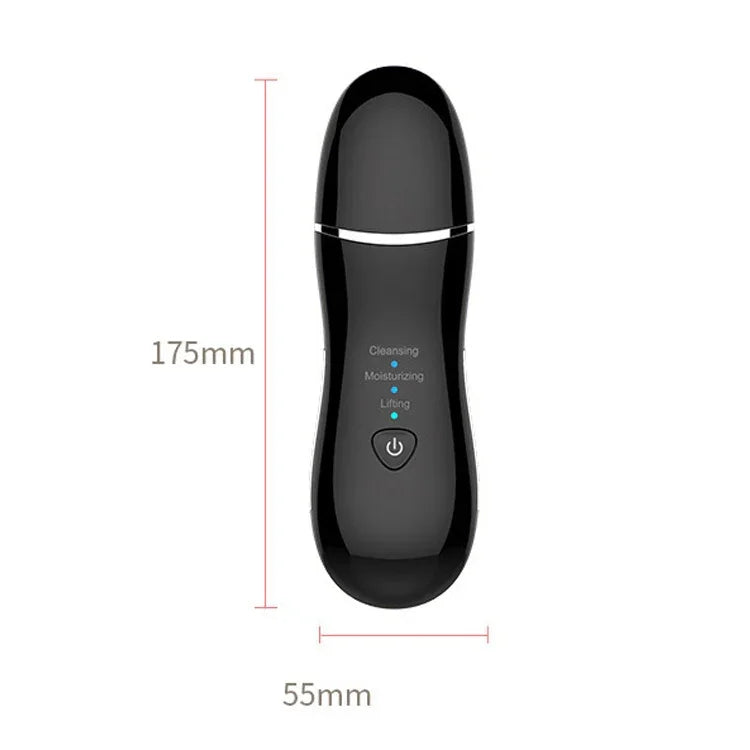 BLK-D016 초음파 뷰티 스푼 피부 기계 진동 가정용 얼굴 세정 및 마사지 기기 뷰티 기기