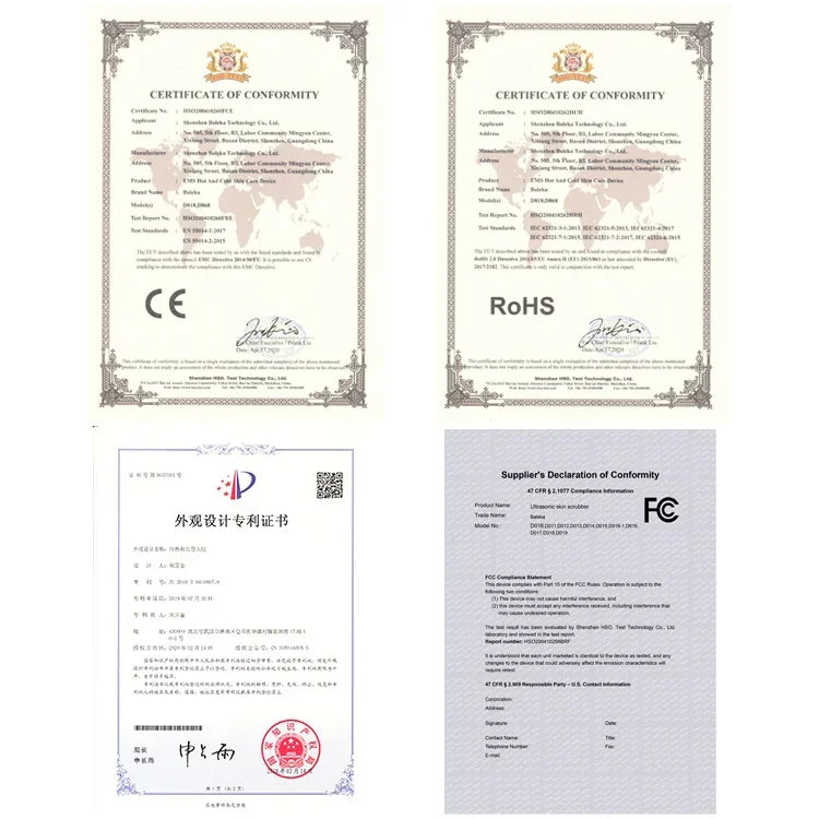 BLK-D818 얼굴 뷰티 기기 온냉 색상 피부 재생 기기 EMS 미세 전류 뷰티 도입 기기, BLK-D818 (핑크), BLK-D818 (화이트)