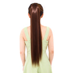 내추럴 롱 스트레이트 헤어 포니테일 붕대 스타일 가발 포니테일 여성용, 길이: 75cm, 75cm