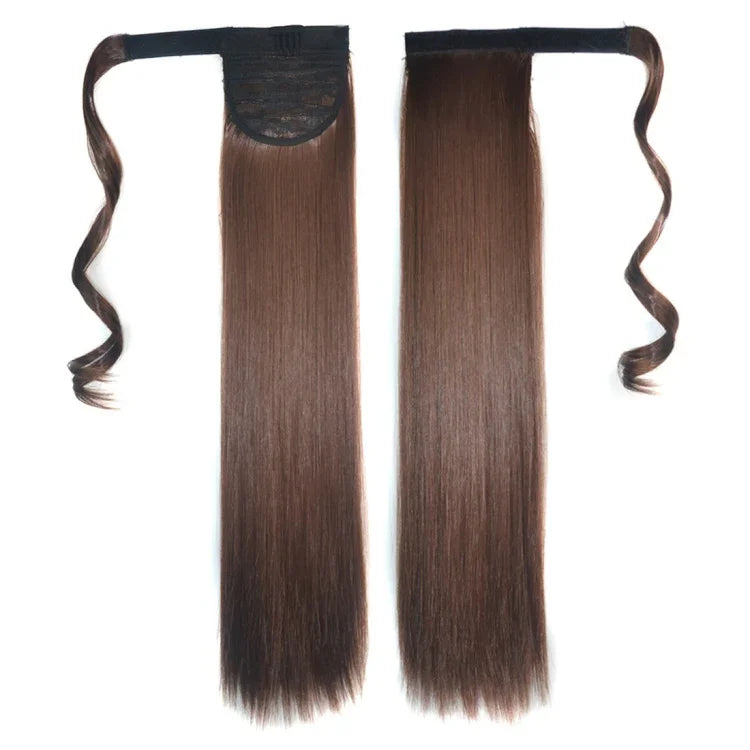6# Invisible Seamless Bandage-style  Wig Long Straight Hair Wig Ponytail, 6#